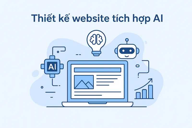 Thiết kế website tích hợp AI