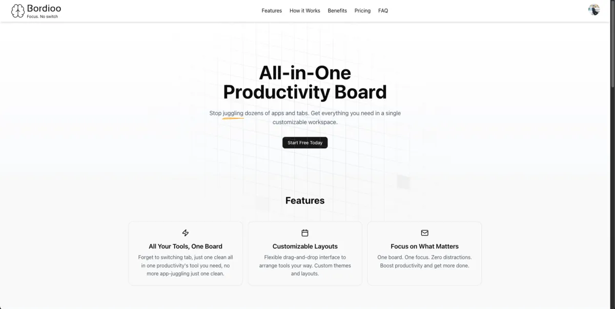 Bordioo – Task Management