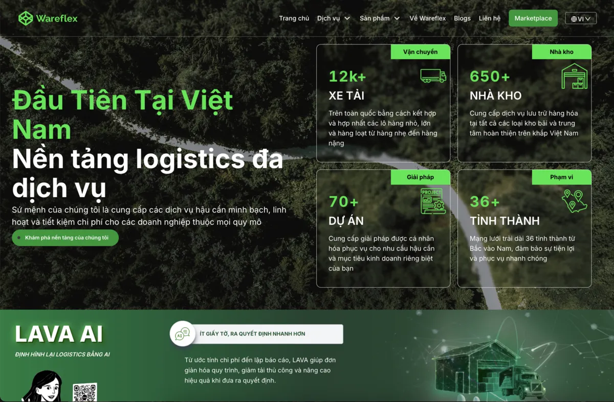 Wareflex – Marketing Website